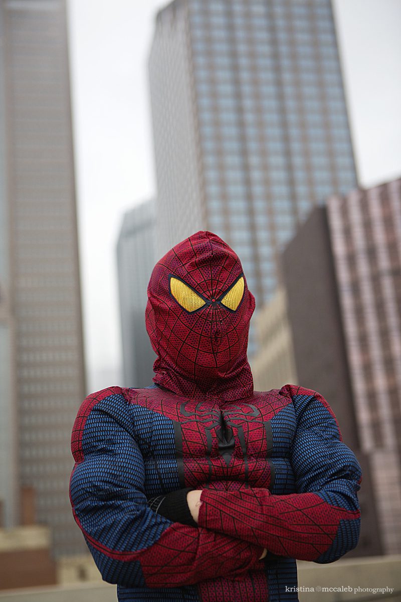 Superhero Photo Shoot | Fun Halloween Photos - Spiderman | KMP
