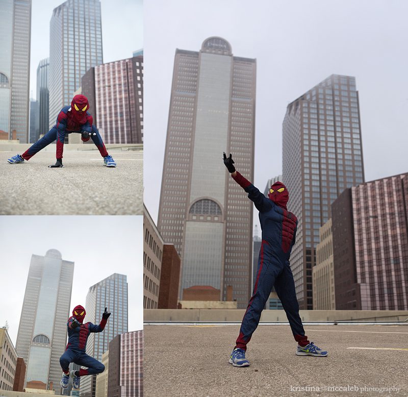 Superhero Photo Shoot | Fun Halloween Photos - Spiderman | KMP