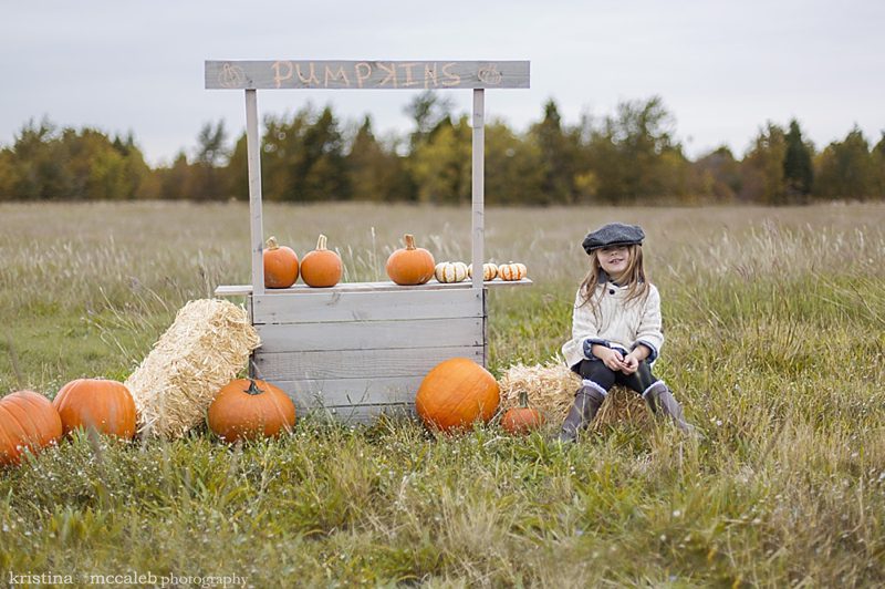Pumpkin Patch Photo Shoot - Kristina McCaleb Photography
