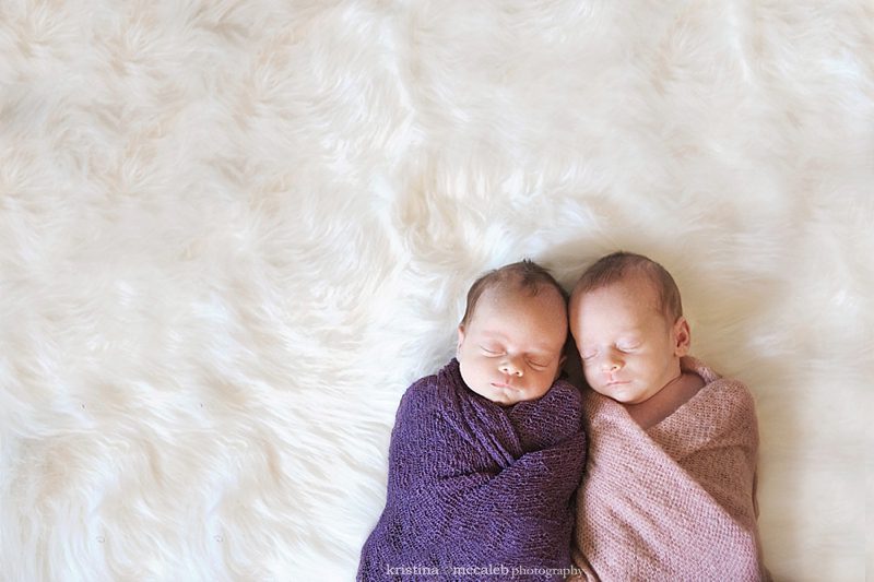 Newborn Twins - Kristina McCaleb Photography