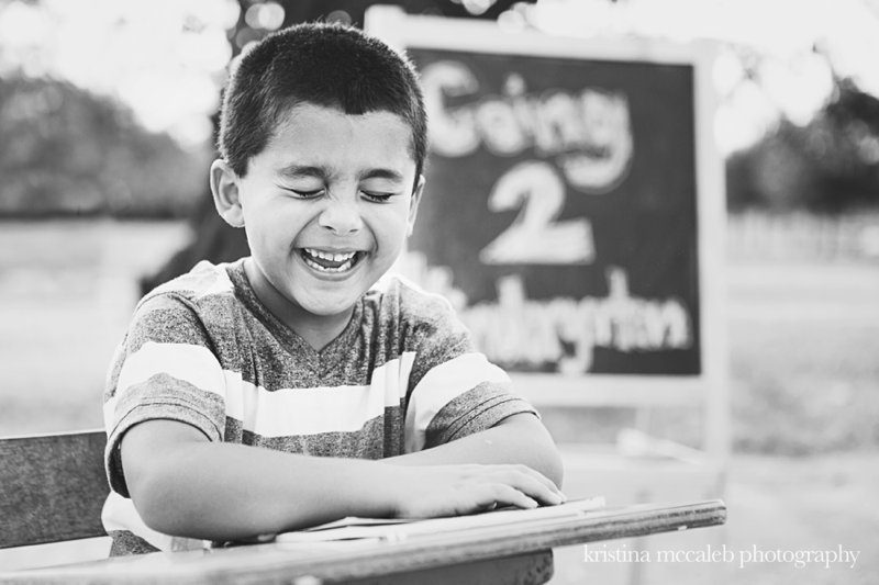 Back to School Mini Sessions - Going to Kindergarten Session - Kristina McCaleb Photography | Dallas Children's Photography