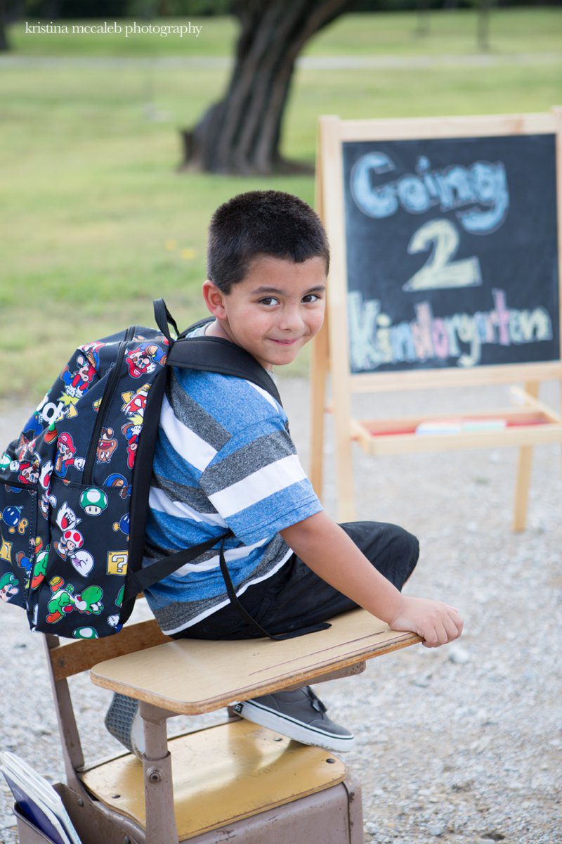 Back to School Mini Sessions - Going to Kindergarten Session - Kristina McCaleb Photography | Mesquite Children's Photography