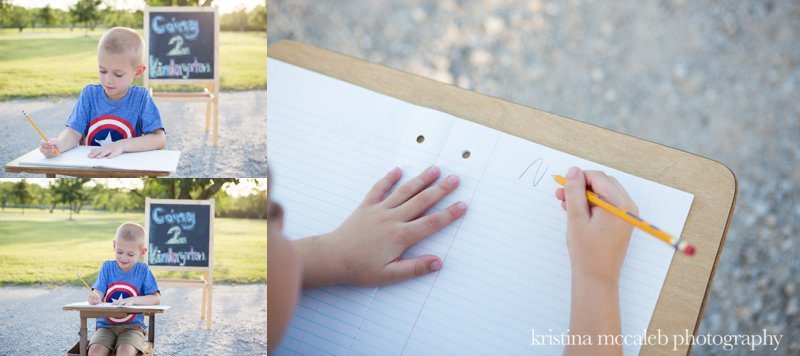 Back to School Mini Sessions - Going to Kindergarten Session - Kristina McCaleb Photography | Rockwall Children's Photography