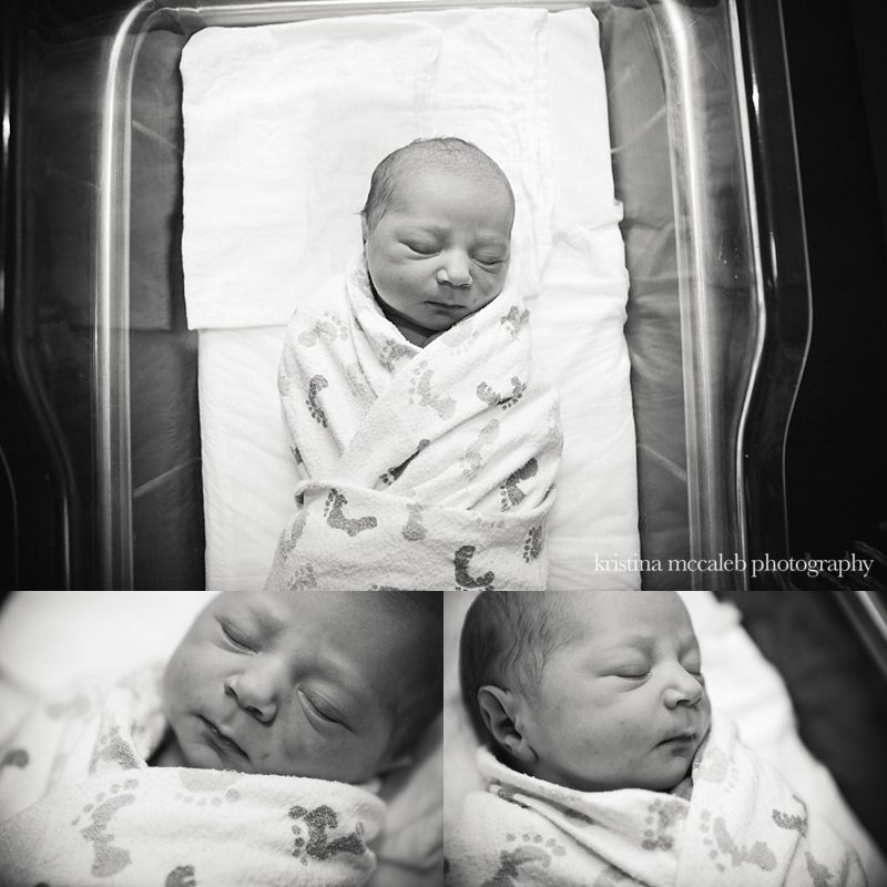 in hospital newborn photography