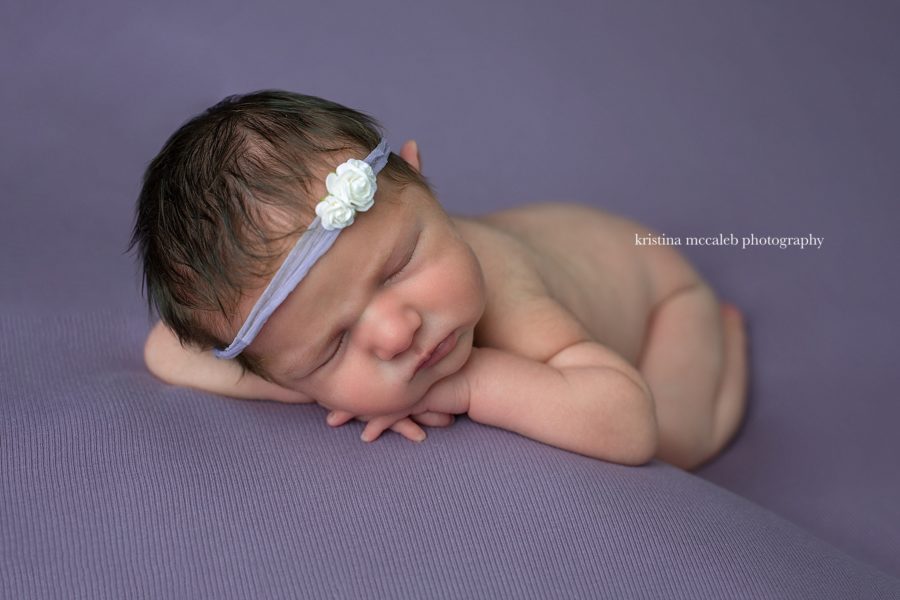 A Colorful Newborn Session with Baby H