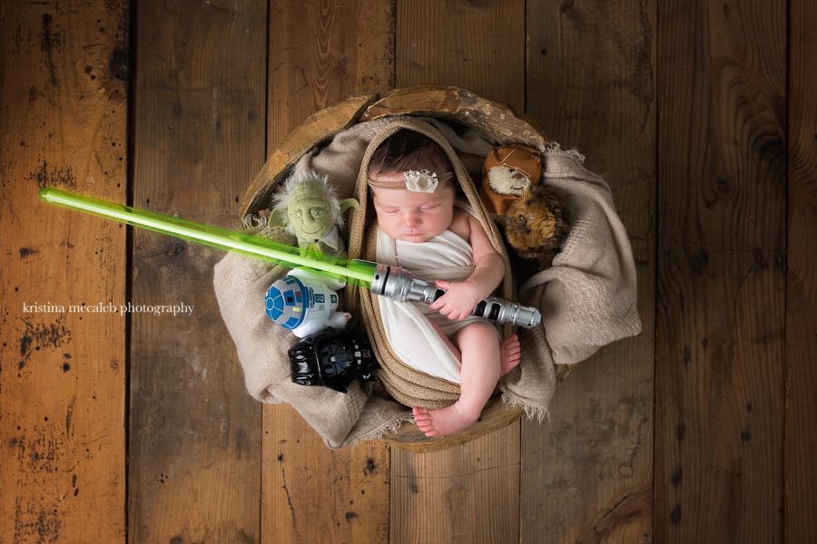 Star Wars Newborn Girl Session