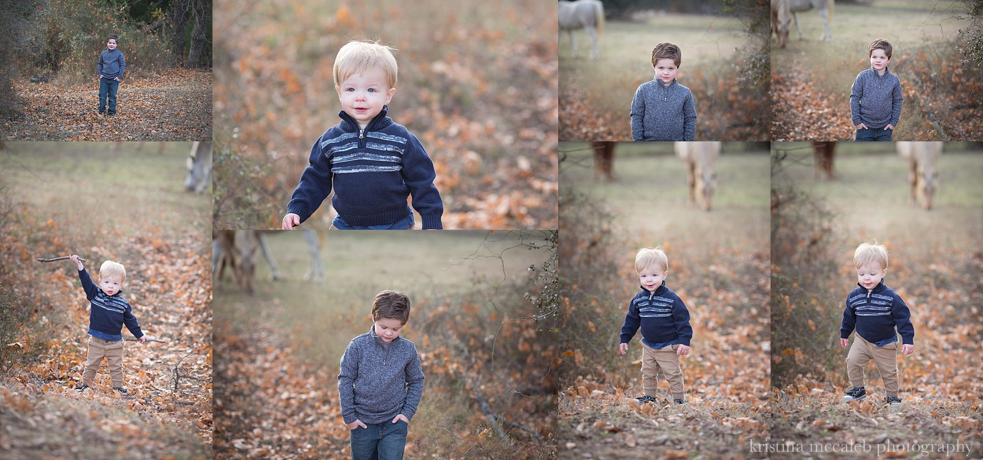 Family Photography in the Fall Leaves in Dallas, Tx