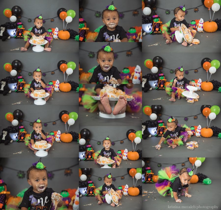 halloween cake smash